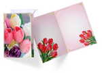 Karnet kwiatowy tulipany bez tekstu PP-2141