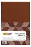 Arkusze piankowe Happy Color A4 5 arkuszy brązowy