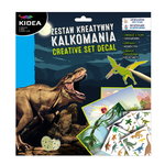Zestaw kreatywny KALKOMANIA Dinozaury