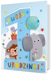 Karnet B6 HM-200 1 urodziny, roczek, chłopiec, słoń HM-200-2849