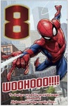 Karnet Disney 8 Urodziny Spider Man (11,5x18cm) DHS-015