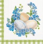 Serwetka Lunch Decor Wielkanoc Eggs in Forget-me-nots 33x33 20szt./op.