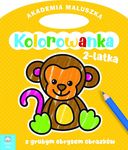 Akademia Maluszka, Małpka Kolorowanka 2-latka z grubym obrysem
