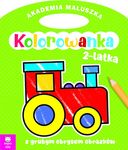 Akademia Maluszka, Lokomotywa Kolorowanka 2-latka z grubym obrysem