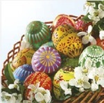 Serwetki Daisy Wielkanoc lunch - Decorated Easter Eggs SDWL004101