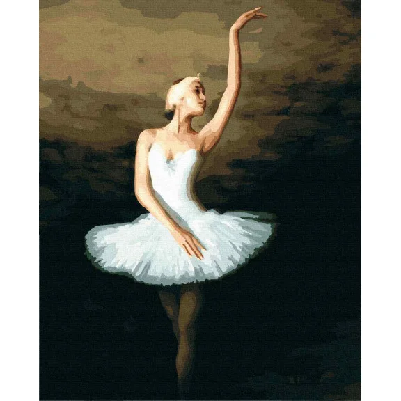 Malowanie po numerach - Smutna baletnica 40x50cm
 GX9985