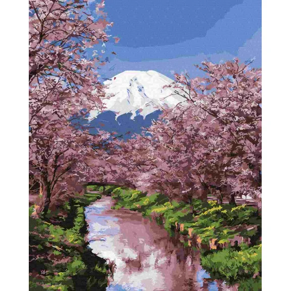 Malowanie po numerach - Kwitnąca Sakura 40x50cm
 GX25576