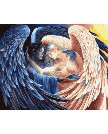 Malowanie po numerach - Uścisk anioła 40x50cm
 GX32023