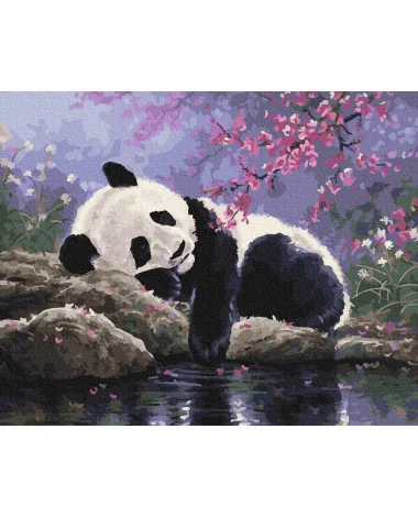 Malowanie po numerach - Panda na odpoczynku 40x50cm
 GX25108