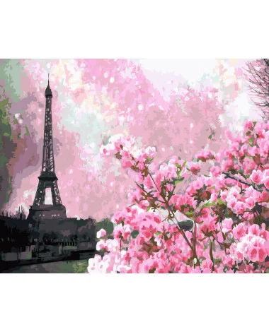 Malowanie po numerach - Wiosna w Paryżu 40x50cm
 GX32651