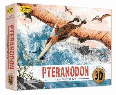 Puzzle 3D i książka. Pteranodon