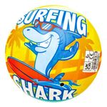 Piłka gumowa 23cm Surfing Shark bio ball