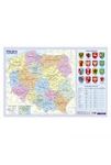 Podkładka na biurko Mapa Polski administracyjna