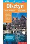 Plan miasta Olsztyn City +6 1:20 000