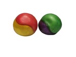 Gniotek piłka dwukolorowa 10cm mix kolorów