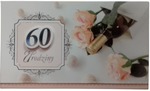 Karnet C w dniu 60 urodzin  LIST złocony