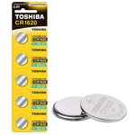 Bateria Toshiba CR 1620  5szt/blister