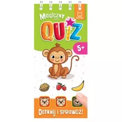 Magiczny quiz z małpką Dotknij i sprawdź 5+