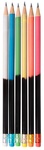 Ołówek z gumką z czarnego drewna reagujący na temperaturę 1szt
 (36szt/tuba)