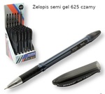 Długopis żelowy Semi gel 625 czarny 0,5mm mix wzorów  1szt