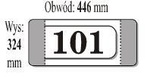 Okładki na atlas nr 101 - IKS 1 paczka=20 szt.  324 x 446