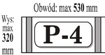 Okładki na książki przylepne P4 (A4) - IKS 1 paczka=50 szt. 320 mm x  530 mm