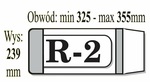 Okładki na książki regulowane r2 - iks 1 paczka=25 szt.   239 min  x 325 – max 355 mm)