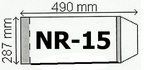 Okładki na podręczniki A4 regulowane nr 15 - 287 mm x 490 mm-   (paczka =50 szt)
