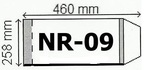 Okładki na podręcznik  B5  regulowane nr  9(stary rozmiar) - 258 mm x 460 mm -  (paczka = 25 szt)