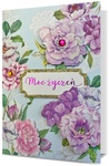Karnet Serdeczne życzenia kwiaty, fioletowe HM200-2697