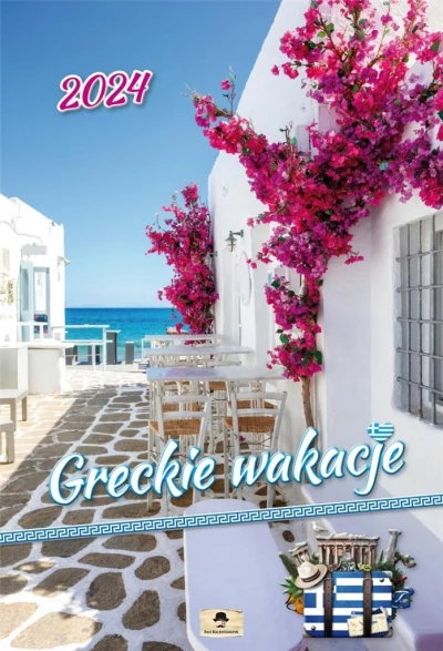 Kalendarz ścienny A3 VD 2024 Greckie wakacje