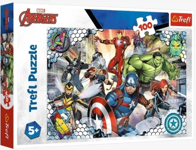 Puzzle 100 elem Sławni Avengers