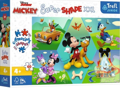 Puzzle 60 Super Shape XXL Z Mikim zawsze jest wesoło