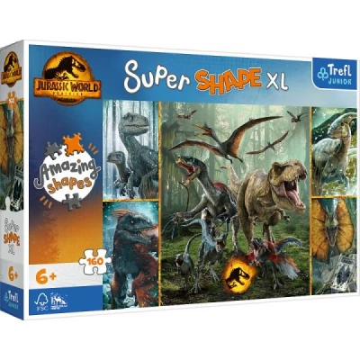 Puzzle 160 el Super Shape XL Niezwykłe dinozaury