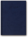 Kalendarz książkowy A5 2024 niebieski