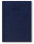 Kalendarz książkowy B6 2024 niebieski