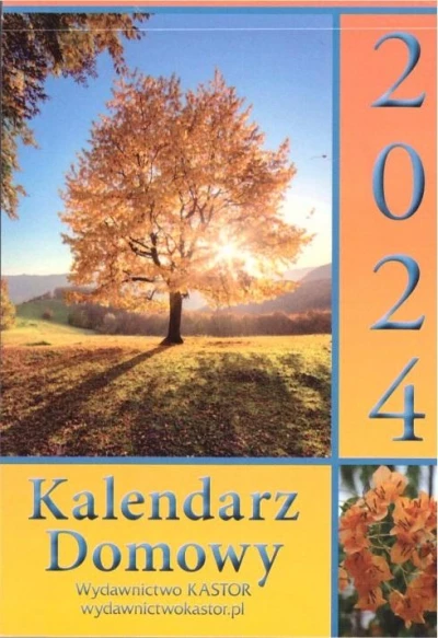 Kalendarz Domowy 2024 zdzierak duży