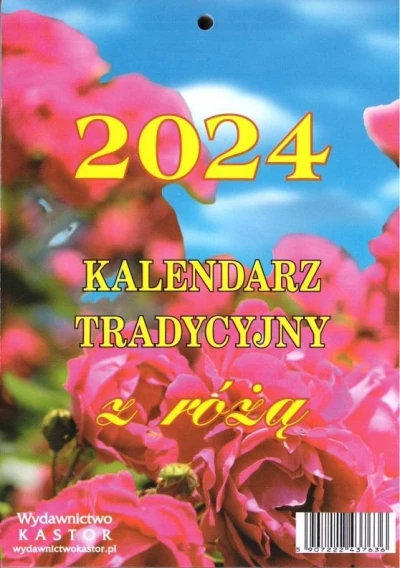 Kalendarz Tradycyjny z Roza 2024 zdzierak