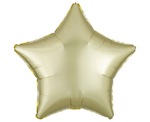 Balon foliowy gwiazda 45cm perłowa na hel lub powietrze (luz)