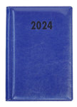 Kalendarz książkowy A5 dzienny 2024 K7 LUX
 okładka skóropodobna, wycinane registry