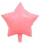 Balon foliowy gwiazda 45cm różowa na hel lub powietrze (luz)