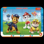 Puzzle ramkowe Baby Wesoły Psi Patrol