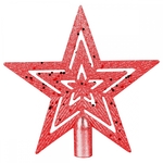 Szpic choinkowy gwiazda czerwona