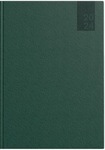 Kalendarz książkowy A5 dzienny 2024 Basic ciemny zielony