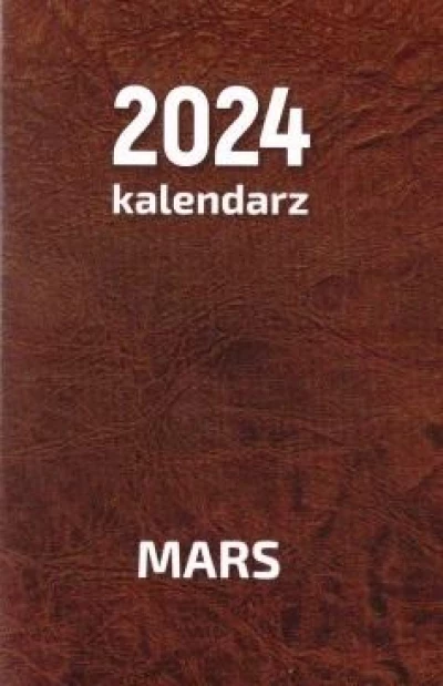 Kalendarz kieszonkowy A7 2024 Mars