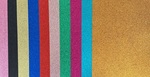 Tektura brokatowa mix kolorów 10 arkuszy