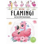 Kolorowanka flamingi