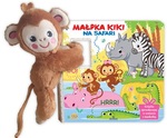 Małpka Kiki na safari  książka z maskotką