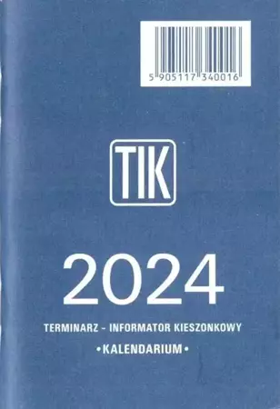 Wkładka TIK notesowy 2024