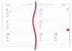 Kalendarz książkowy 11x15cm Ola 2024 tygodniowy Malwy